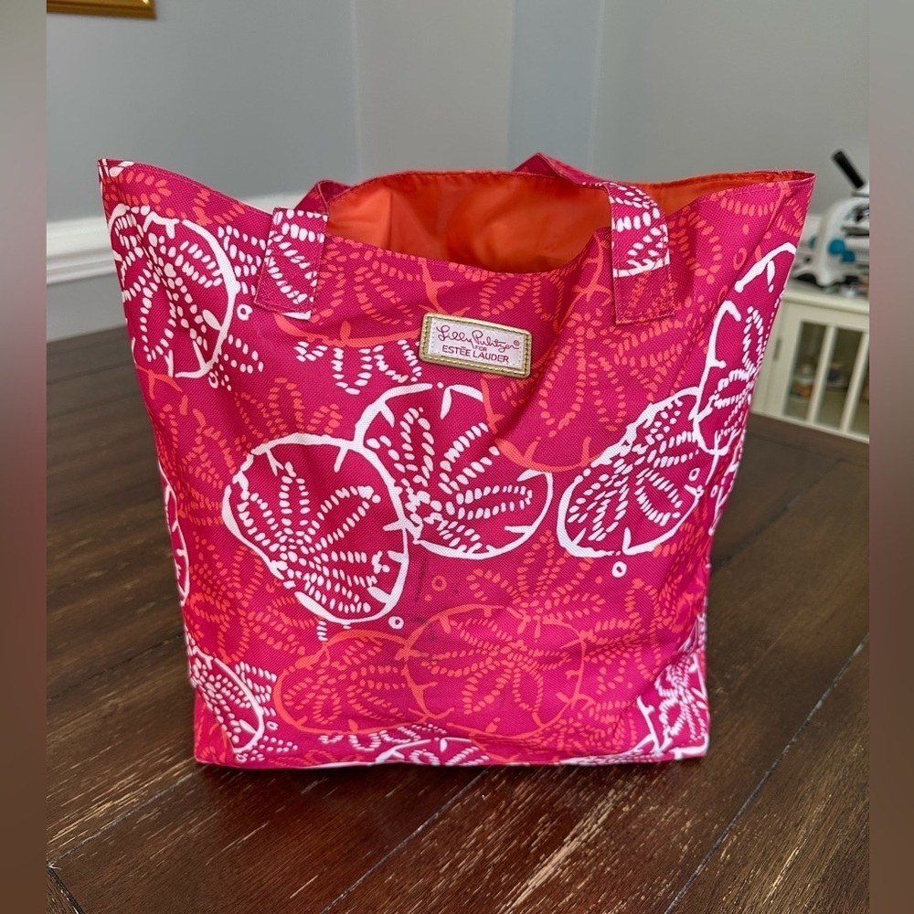Lilly Pulitzer for Estee lauder tote bag